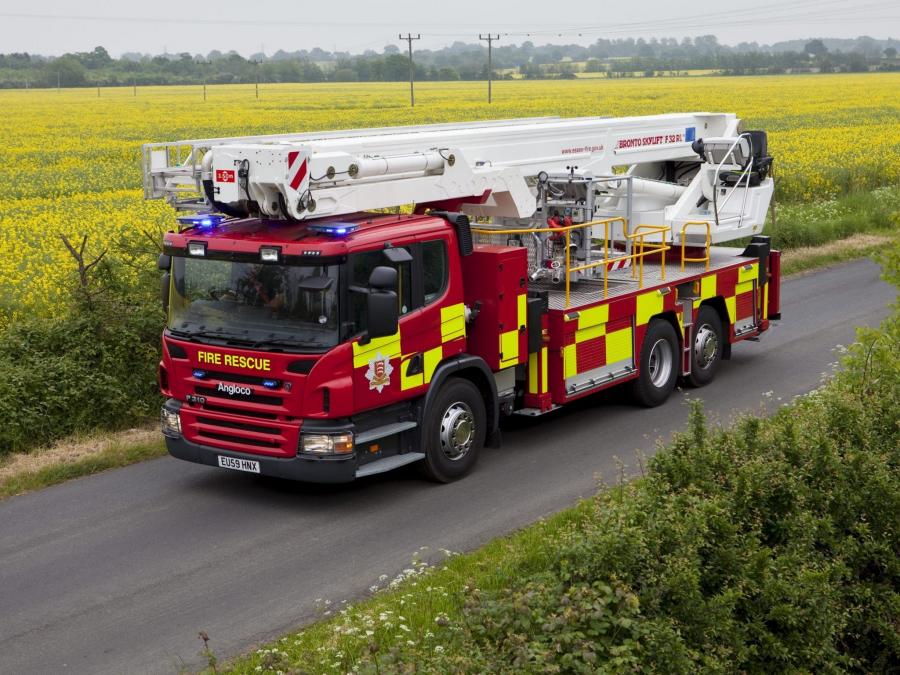  Scania P310 6x2 Firetruck by Bronto Skylift 2004 года  (фото 1 из 3)